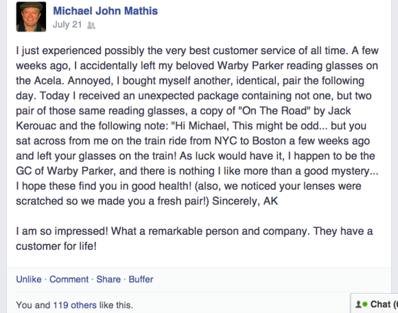 Good customer service