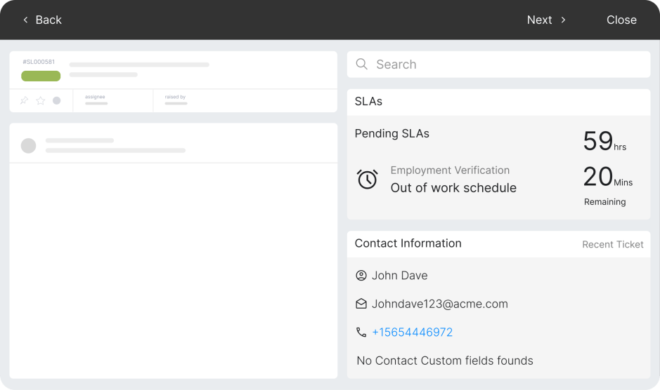 Track and manage SLAs effortlessly