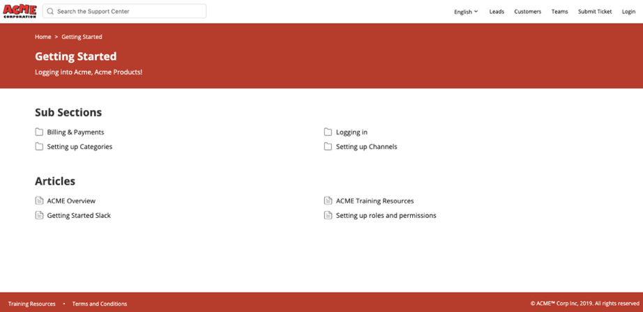 External knowledge base software empowering customer self-service