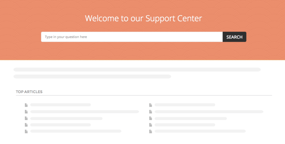 Support center where users can get access to resources for effective resolution