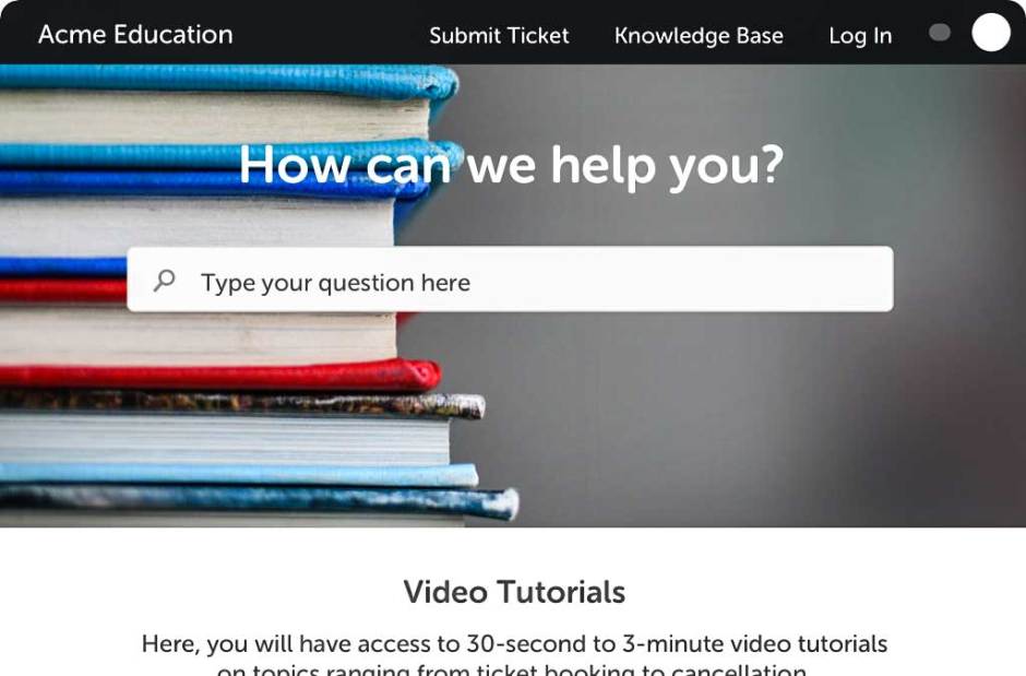 Knowledge base for educational institutions