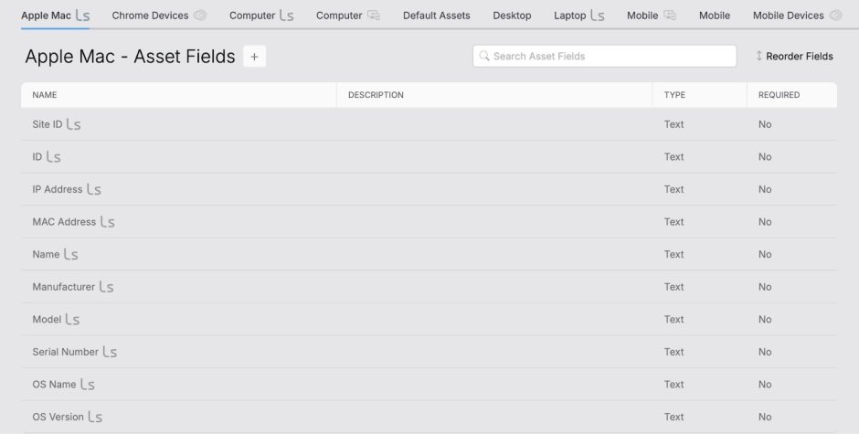 Lansweeper Asset details
