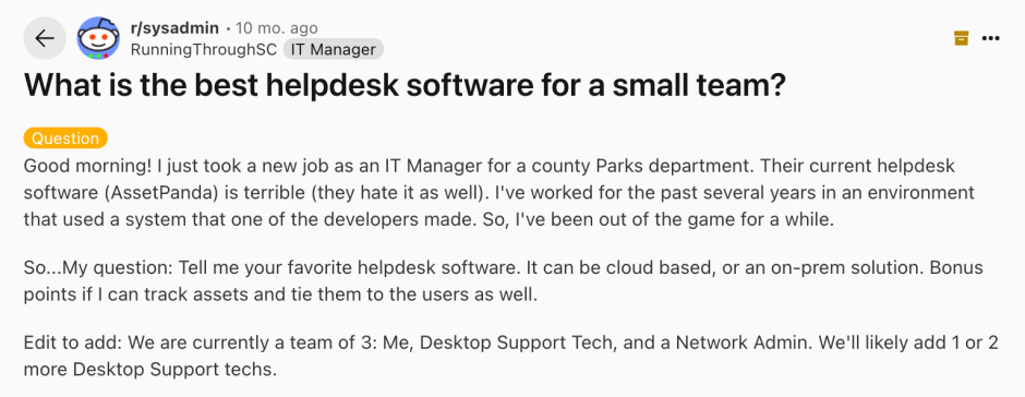Asset Panda Alternative